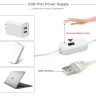 USB Неоновая лента White 5V водонепроницаемая, холодное свечение с бесконтактным управлением, 2м